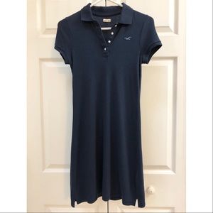 BNWT! Navy Collared Shift Dress XS